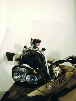 Preview: Windshield suitable for BMW F650 GS (2008-) & F800 GS (-07/2012) -Attachment on original upper bar - Height 380mm