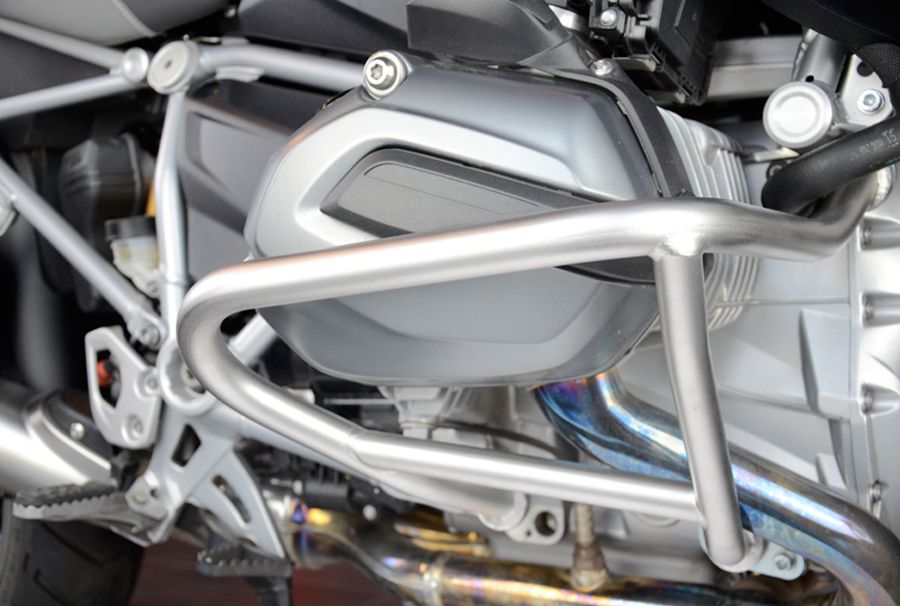  RS Motorcycle Solutions - Defensa de motor adecuada para BMW R1200 GS LC - Acero inoxidable