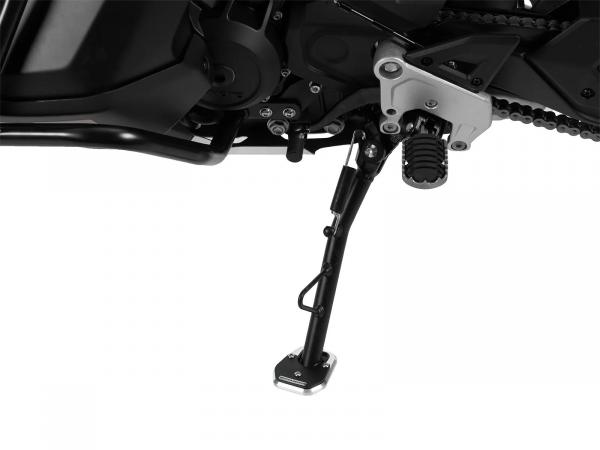 Seitenständerplatte für CF Moto 1000 MT-X (2026-), schwarz/silber