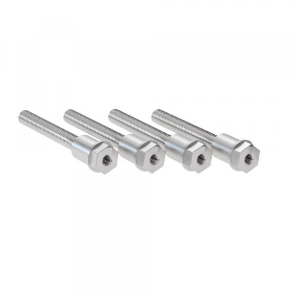 4x special screw M8x55 with M5 thread at the head passend für BMW navigation, stainless steel