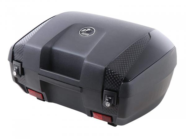 Junior Topcase 55 Flash - glanz-schwarze Blenden