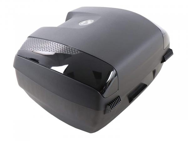 Junior Topcase 55 Flash - glanz-schwarze Blenden