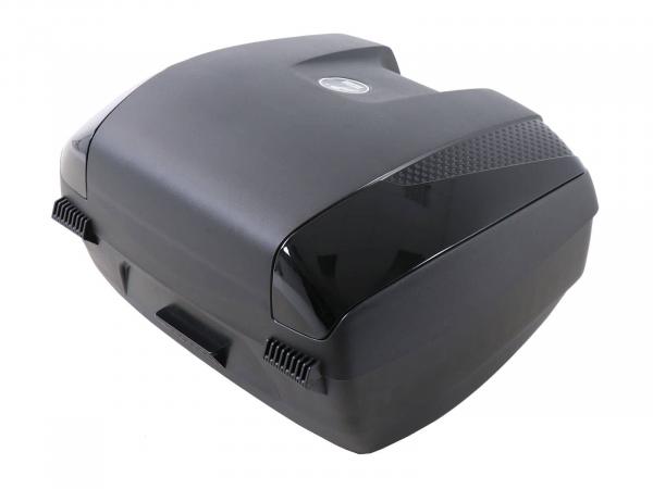 Junior Topcase 55 Flash - glanz-schwarze Blenden