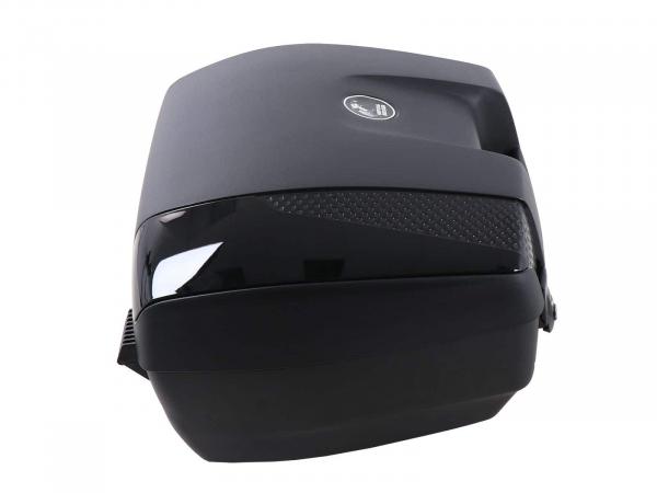 Junior Topcase 55 Flash - glanz-schwarze Blenden