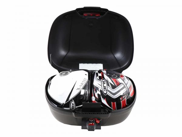 Journey Topcase 50 silber inkl. Universaltopcaseplatte für Fremdträger