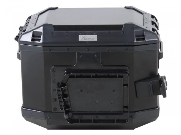 Seitenkoffer Alu Xplorer 40 black rechts