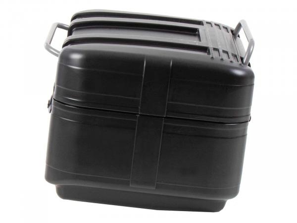 Gobi Topcase Black Edition - schwarz mit silbernen Inlays