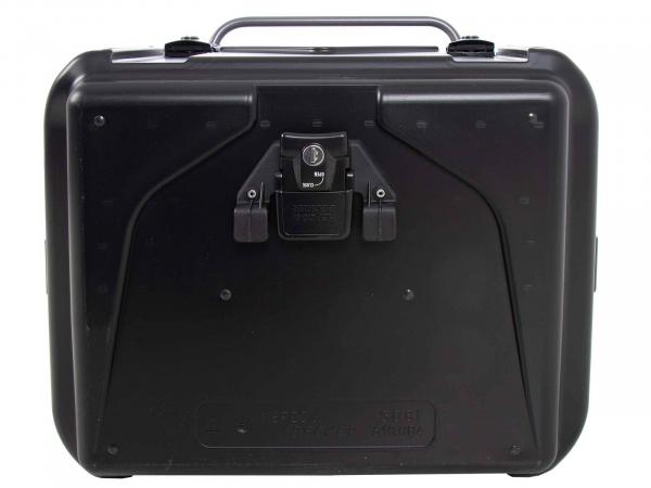 Gobi Topcase Black Edition - schwarz mit silbernen Inlays