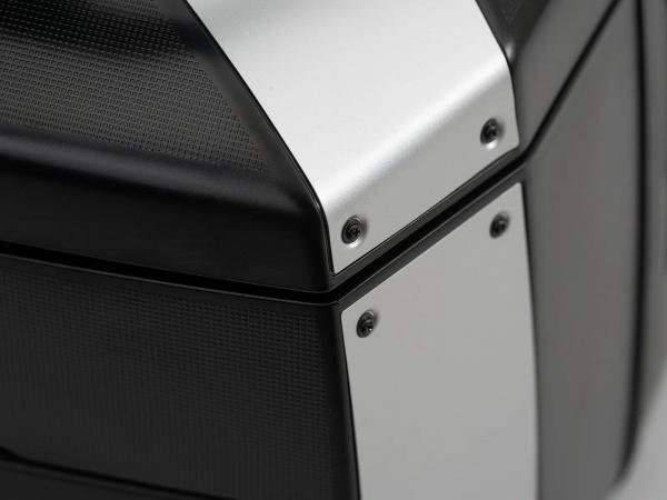 Smartrack Set inkl. Xcore Topcase für CF Moto 1000 MT-X (2026-) - Silber/Schwarz