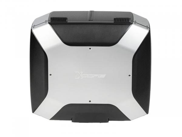 Smartrack Set inkl. Xcore Topcase für CF Moto 1000 MT-X (2026-) - Silber/Schwarz