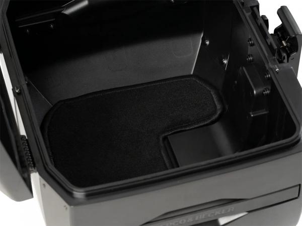Xcore Topcase 40 für Smartrack schwarz mit silberner Blende