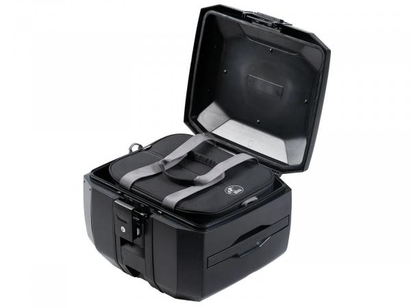 Hepco&Becker Smartrack Set inkl. Xcore Topcase für CF Moto 1000 MT-X (2026-) - Schwarz