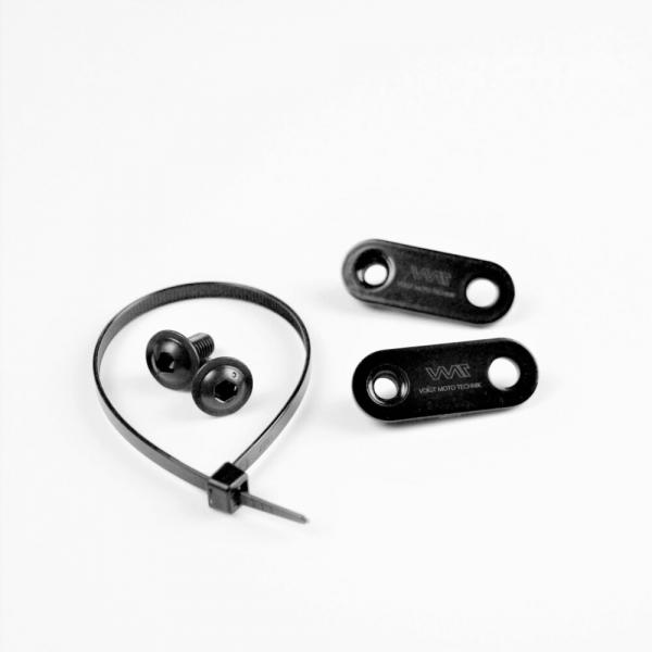 Adapter plate suitable for cockpit fairing suitable for Kawasaki Z650 2019-> using 25 mm Handlebar riser