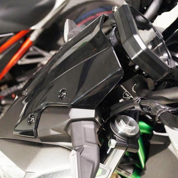 Adapter plate suitable for cockpit fairing suitable for Kawasaki Z650 2019-> using 25 mm Handlebar riser