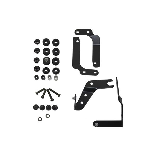 Fitting kit for leg protectors suitable for BMW R1150 GS & Adventure