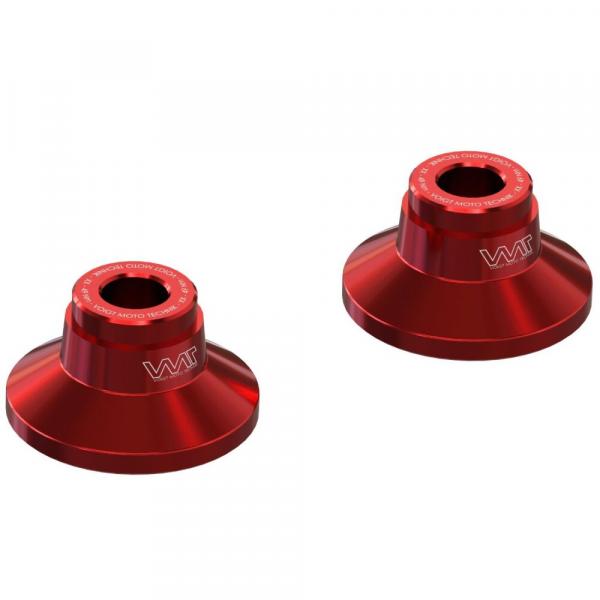 Lenkererhöhung 20 mm passend für Ducati DesertX Rot Eloxiert 22-