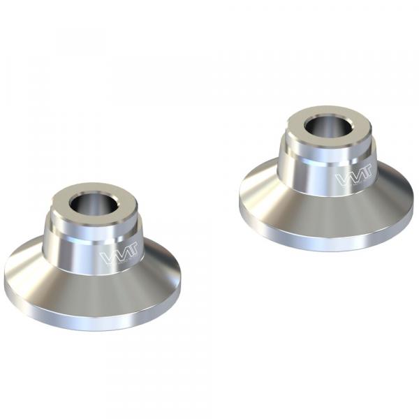 Lenkererhöhung 20 mm passend für Ducati DesertX Silber Eloxiert 22-