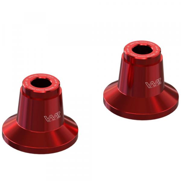Lenkererhöhung 30 mm passend für Ducati DesertX Rot Eloxiert 22-