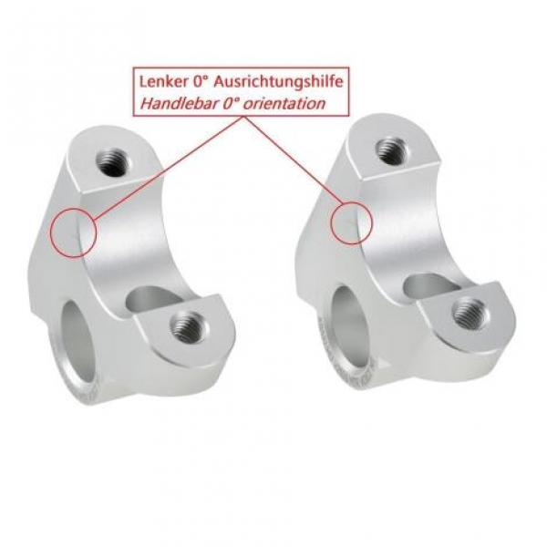 Handlebar riser suitable for BMW R1200GS LC 2013- & R1200GS LC Adventure 2014-