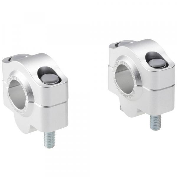 Lenkererhöhung 20 mm passend für BMW K1 (BMW100) 89-92 Silber Eloxiert
