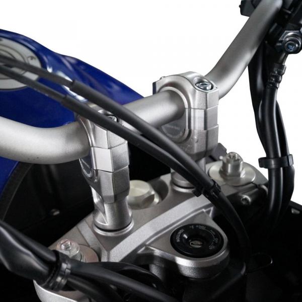Lenkererhöhung 20 mm passend für Yamaha MT-10 & SP (RN45) 16-21 Silber Eloxiert