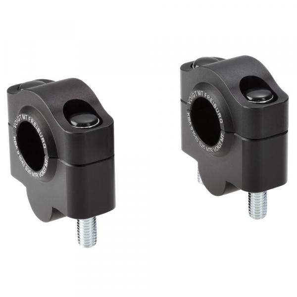 Lenkererhöhung 25 mm passend für BMW K1 (BMW100) 89-92 Schwarz Eloxiert