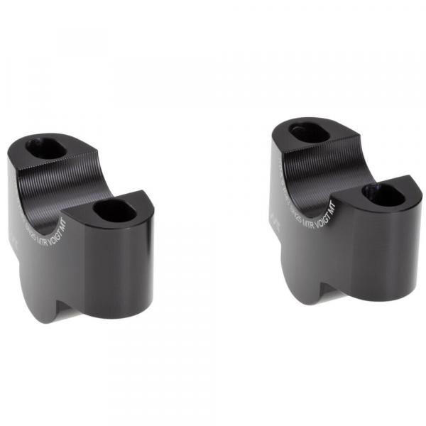 Handlebar risers 25 mm suitable for Honda CB 500 S (PC 32) 96-03 black anodized