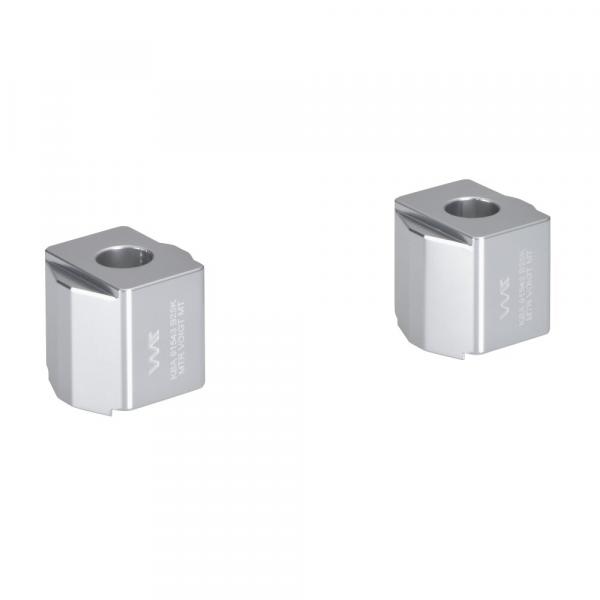 Handlebar risers 25 mm suitable for KTM 690 SMC, SMC R, Enduro and Enduro R 2008-2016 silver anodized