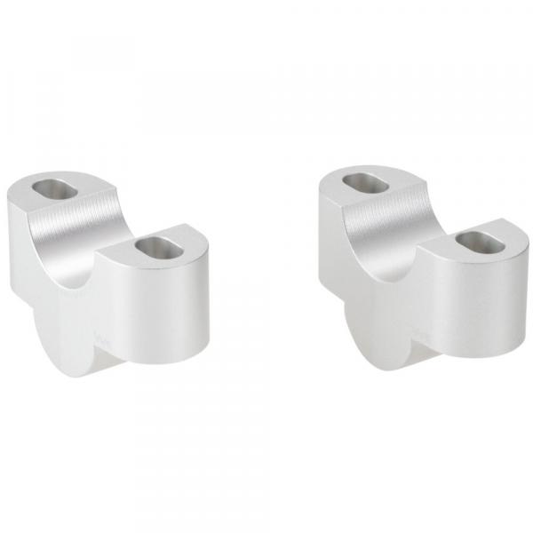 Handlebar risers 25 mm suitable for Triumph Speed Triple 1050 R (2016-2020) silver anodized