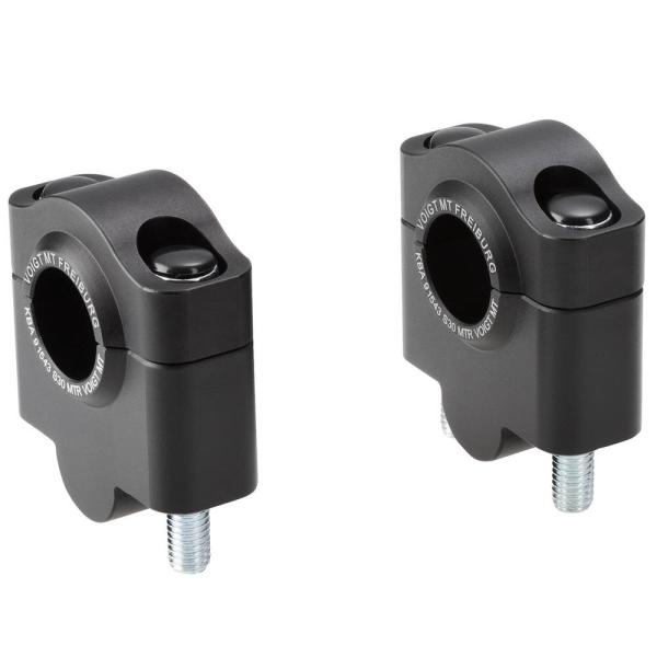 Handlebar risers 30 mm suitable for Triumph Trophy 1200 (T300) 92-93 black anodized