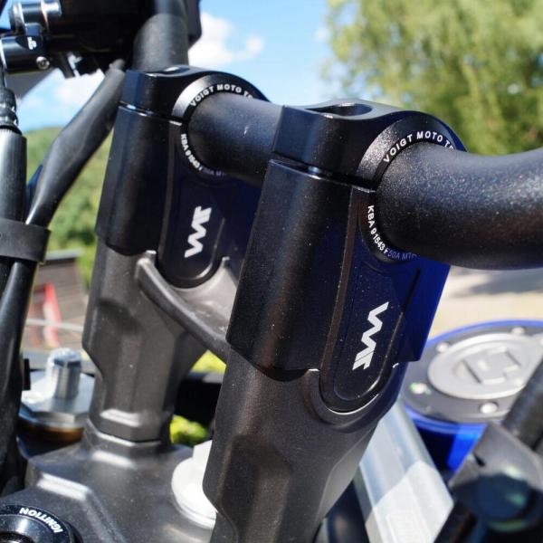 Lenkererhöhung 50 mm passend für Honda CRF 1100 A, CRF 1100 L Africa Twin (SD08) 19- Schwarz Eloxiert