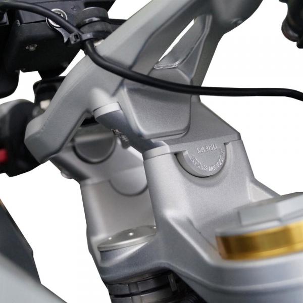 Lenkererhöhung mit Versatz 30 mm hoch & 21 mm zurück für BMW R 1200 RS LC 2015-2019