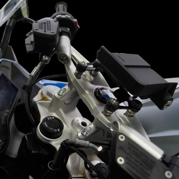 Lenkererhöhung 30 mm mit 21 mm Versatz (näher) für BMW R1250RS LC ab 2019 für Standard RS Lenker