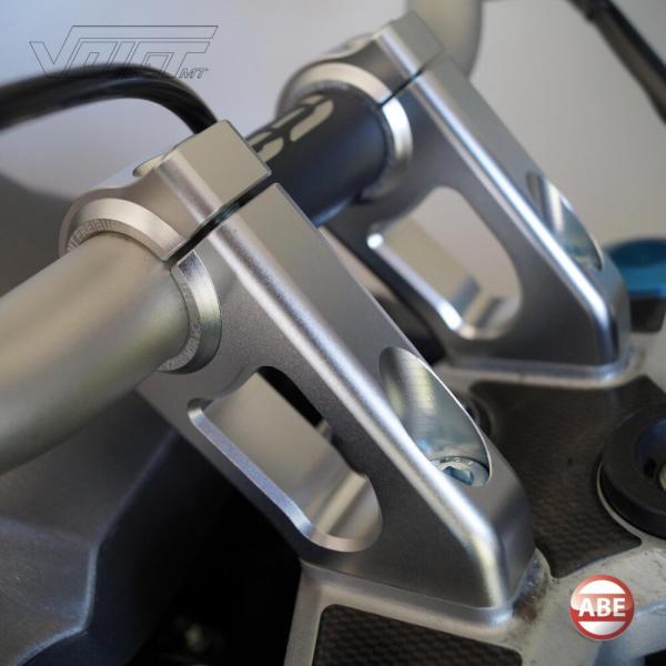 Lenkererhöhung mit Versatz passend für BMW R1200GS (R12) 08-12 - 20 mm höher und 30 mm zurück