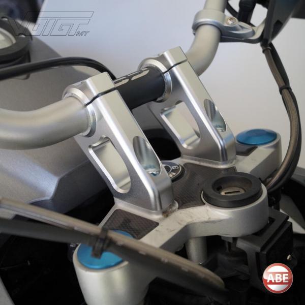Lenkererhöhung mit Versatz passend für BMW R1200GS (R12) 08-12 - 20 mm höher und 30 mm zurück
