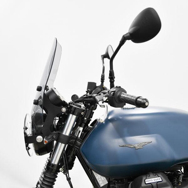 Windschild passend für Moto Guzzi V7 III Stone Night Pack-Höhe 330 mm