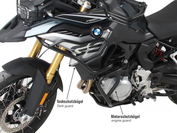 Tank guard suitable for BMW F750 GS - Black
