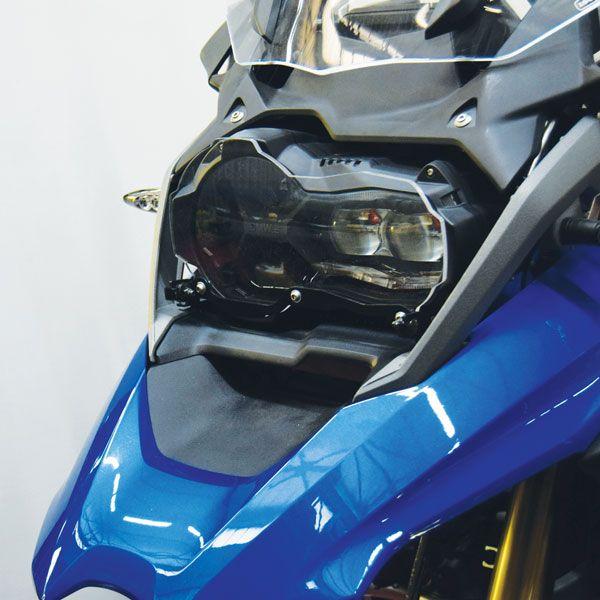 Klappbarer Scheinwerferschutz für BMW R1200 GS (2017-) & R1250GS – mit Acrylglasscheibe