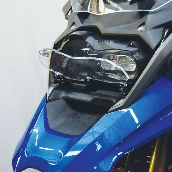 Klappbarer Scheinwerferschutz für BMW R1200 GS (2017-) & R1250GS – mit Acrylglasscheibe