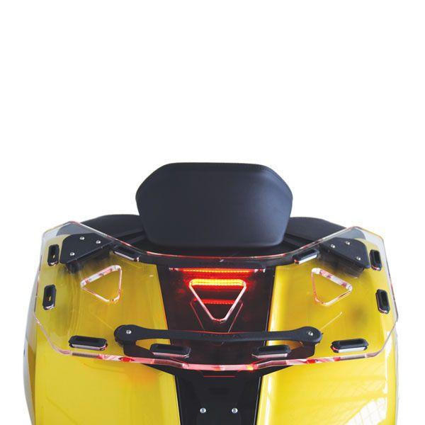 Topcase Reling passend für BMW K1600 Grand America - Modelle ohne Audio Lautsprecher