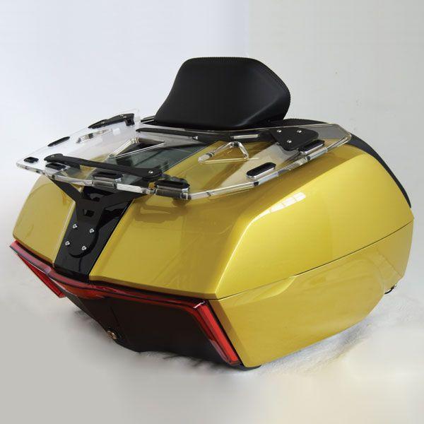 Topcase Reling passend für BMW K1600 Grand America - Modelle ohne Audio Lautsprecher