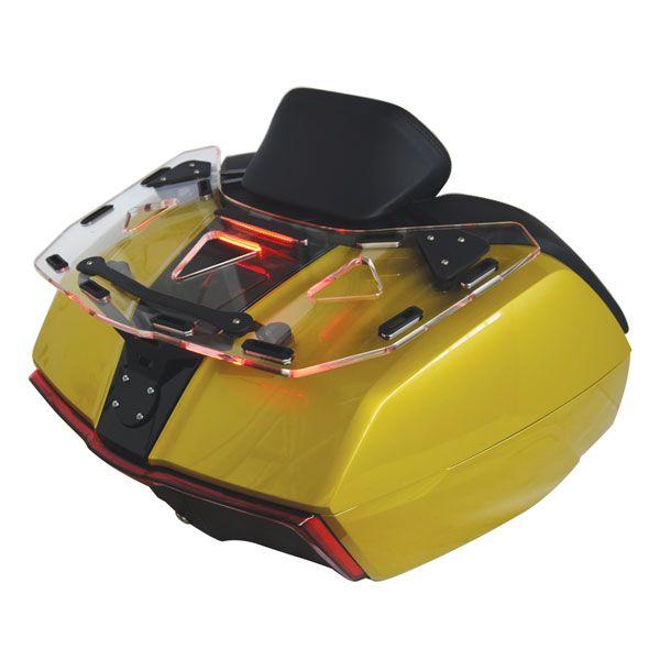 Topcase Reling passend für BMW K1600 Grand America - Modelle ohne Audio Lautsprecher