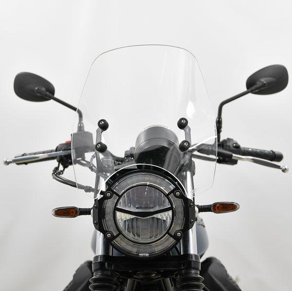 Windschild passend für Moto Guzzi V7 III Stone Night Pack-Höhe 330 mm