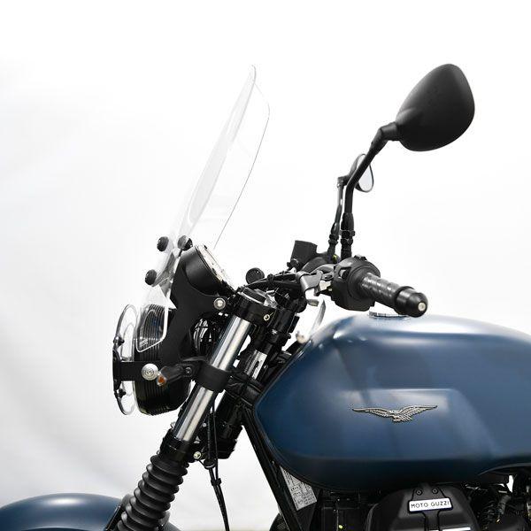 Windschild passend für Moto Guzzi V7 III Stone Night Pack-Höhe 490 mm