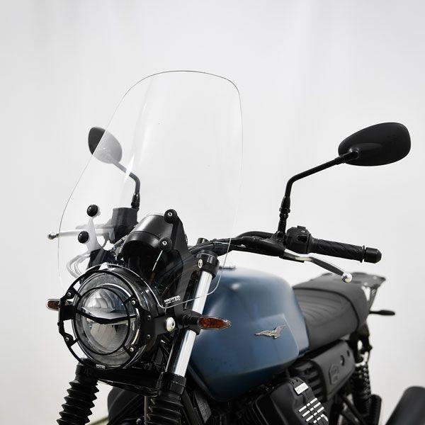 Windschild passend für Moto Guzzi V7 III Stone Night Pack-Höhe 490 mm