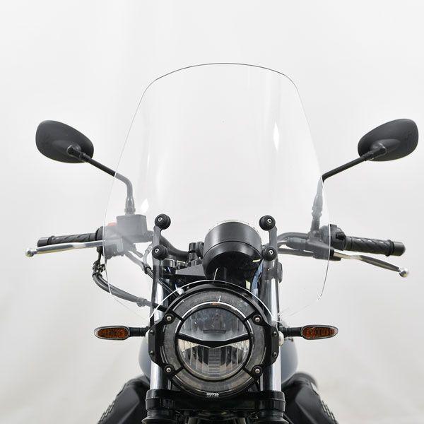 Windschild passend für Moto Guzzi V7 III Stone Night Pack-Höhe 490 mm