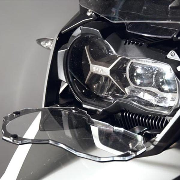 Folding headlight protector suitable for BMW R1200 GS LC (2013-2016) - Acrylic glass