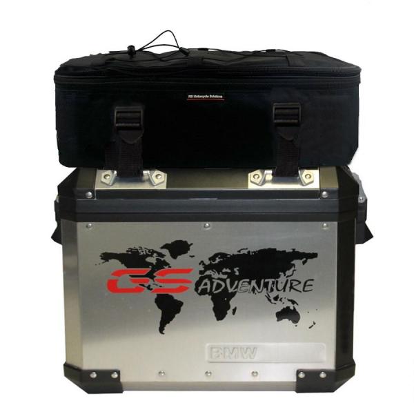 Additional bags on suitable for BMW aluminum pannier