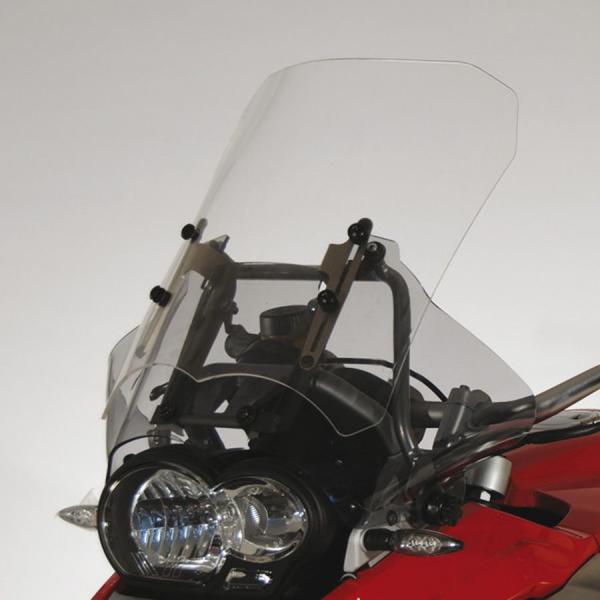 Windschild - Höhenverstellbar - inkl. Alu Haltebügel für passend für BMW R1200 GS Adventure (2005-2013)