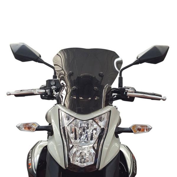 Pare-brise convient à Kawasaki ER-6N - Hauteur 454 mm